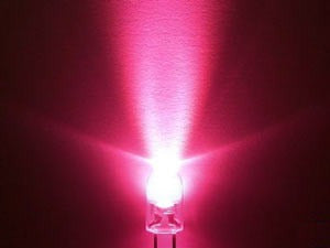 BITCO Pack of 1000 High Brightness 3mm Pink Full Spectrum LEDs 2