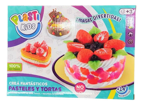 Set De Masas Crea Pasteles Plasti Kids Cod 53445 Sebigus 0