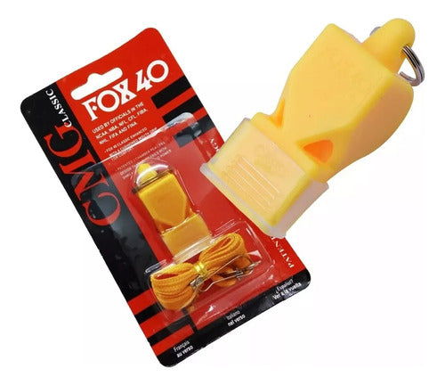 Fox 40 Classic Referee Whistle Pack of 3 2