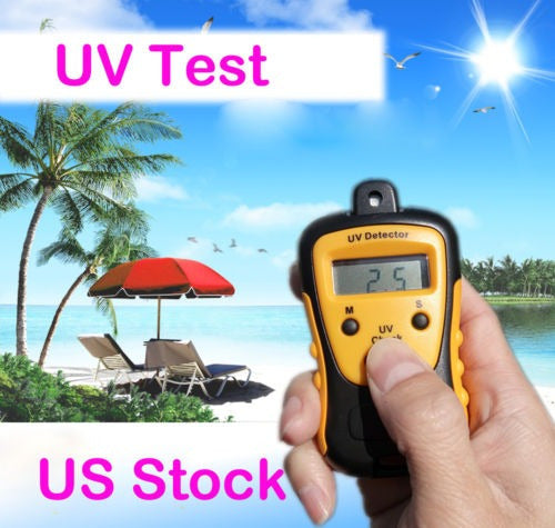 Portátil Digital Lcd Luz Uv Resistencia Tester Medidor Fotóm 0