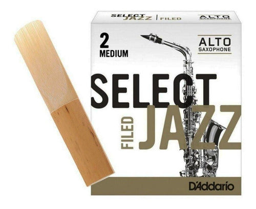 Caña Saxo Alto Daddario Select Jazz Rsf10asx2m N3 X10 Cuo 0