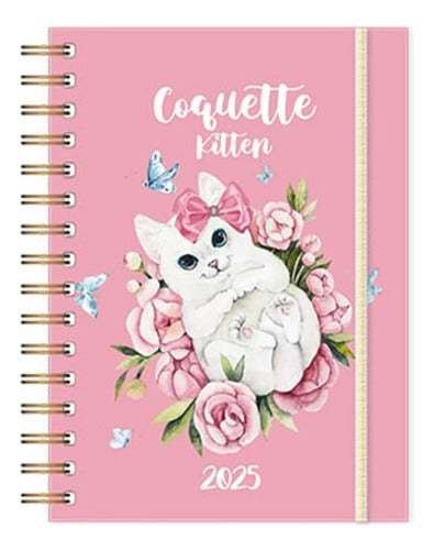 Onix Agenda Coquette 2025 Weekly Spiral 16 X 22 Cm 0