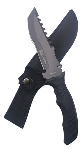 Tactical Military Survival Hunting Knife with Sheath - 042A 0