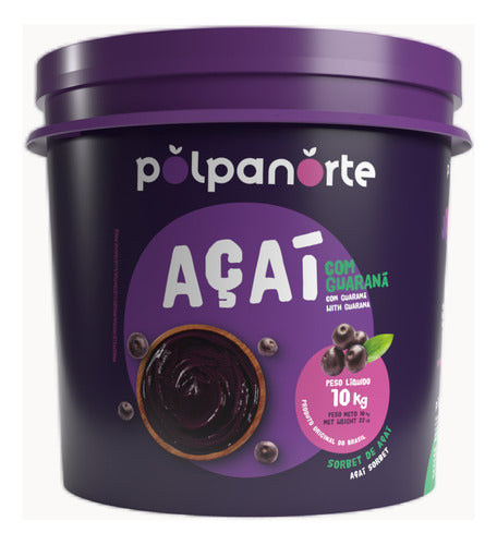 CIFSA Açai Frozen Pulp Packets (1kg) and Buckets (10kg) 1