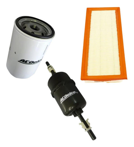 Kit 3 Filtros Ecosport 1.6 8v (rocam) 3c Acdelco 0