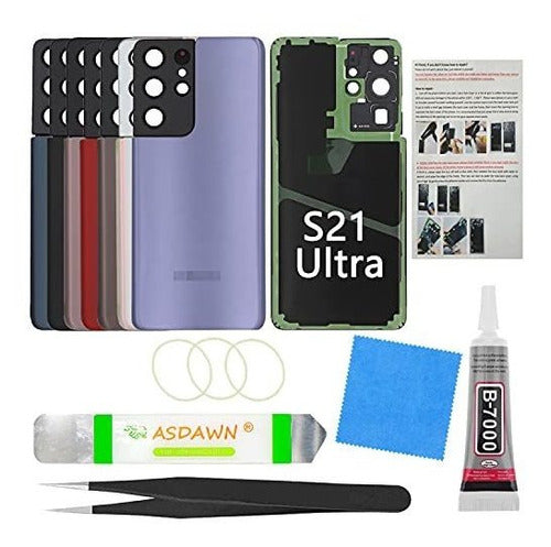 Tapa Trasera Para Galaxy S21 Ultra  5g Phantom Violet 0