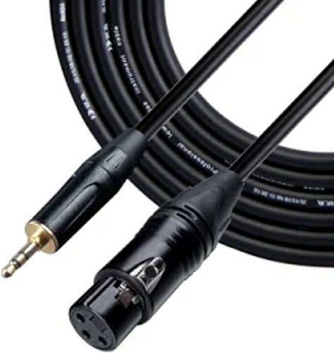 CSA Mc071-3M Cable Xlr A Miniplug Trs De 3 Metros 0