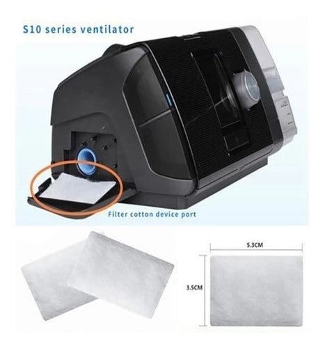 Filtro Compatible Con Cpap Resmed Varios Modelos X 10 U. 1