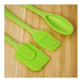 Celebrity Set of 3 Silicone Kitchen Brush, Spatula, and Spoon for Baking 1