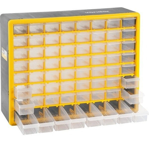 Organizador Plastico 64 Gavetas Vonder Fc 0