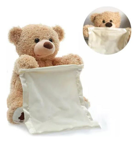 Oso Peluche Interactivo Osito Juguete P/ Bebe Donde Estás? 0