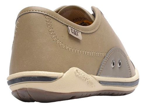 Caterpillar Jonzed Mfiber Leather Sneakers for Men - Beige 2