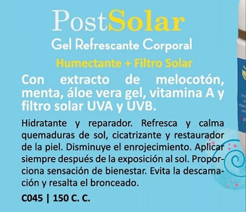 Gel Post Solar Con Aloe Vera Bronceador Duradero Y Piel Sana 5