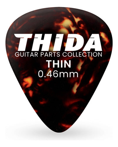 12 Palhetas Thin Cores Sortidas Celuloide P/ Violão Guitarra 2