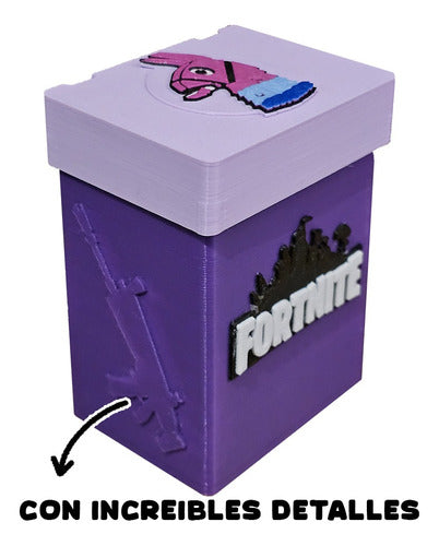 CLUBDELAFIGURITA Fortnite Deckbox 3D - Card Storage Box 2