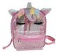 Universo Hobby Unicorn Plush Backpack PVC Kids School 3D 0