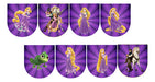 My Sol Kit Cumple Rapunzel Adorno Torta Banderin Toppers Cupcakes 1