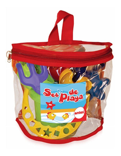 Antex Beach Bucket Set with Molds - Educational Outdoor Play 0