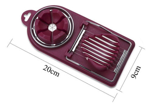 B&K 2 In 1 Egg Slicer Cutter Kitchen 4