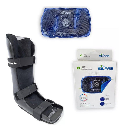 ROMANO-DEMA Comfortable Walker Orthopedic Boot + Gel Microbeads 0