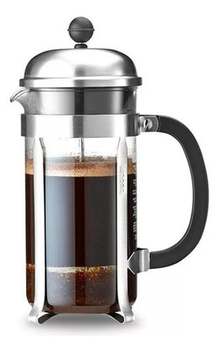 Cafetera Prensa Francesa 600ml Vidrio Ultra Resistente Prg 1