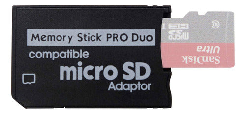 Adaptador  Micro Sd A Memory Stick Pro Para Playstation 0