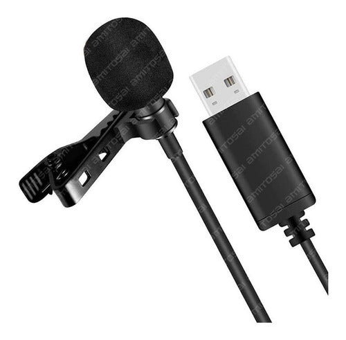 Amitosai Professional Lavalier Microphone USB 1.5m Superior G1 1