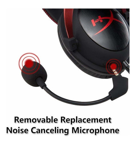 Ninge Replacement Microphone for HyperX CloudX I Core Cloud Silver 1