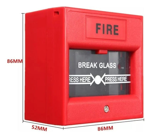 Generic Sfp Eagle Fire Alarm Kit with Break Glass Button and Siren 1