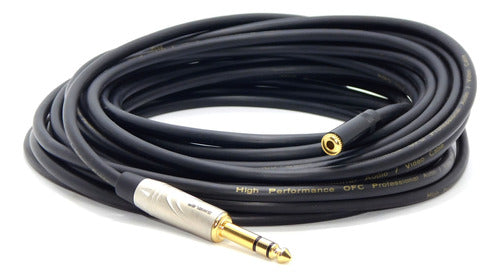 4 Audio Cables Mini Plug Female Stereo 2x5 Mts 2x10 Mts 1