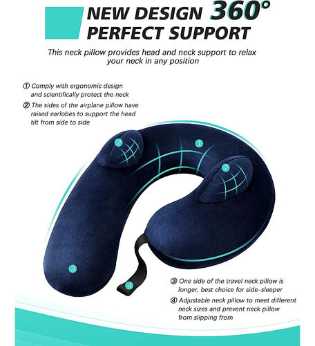 BLABOK Inflatable Travel Neck Pillow 1