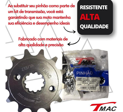 Pinhão Transmissão 13 Dentes Fazer 250 Lander 250 Tenere 3