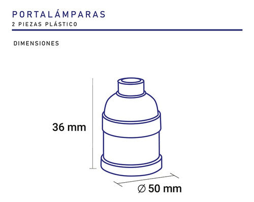 Star Box Portalampara E27 Con Puente Bornera Interna (certif) Pack X10 4