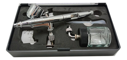 Dual Action Airbrush with Side Cup and Quick Release Adapter 7