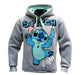 Viva la Pepa Premium Super Fleece Double Print Stitch Hoodie 2