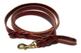 Signature K-9 Braided Leather Leash 0