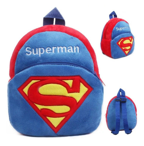 SH Mochila Infantil Escolar Preescolar Felpa Superman 0