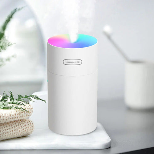 Humidificador Difusor De Aroma De Colores Led Usb 300ml Febo 2