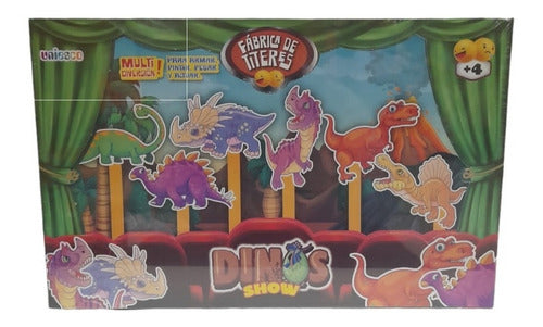 Dinos Show Fabrica De Titeres X 6 C/ Escenario Uniesco 5570 1