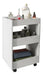 LG Amoblamientos Multi-Purpose Cart for Bathroom and Kitchen with 3 Shelves in White with Wheels 0