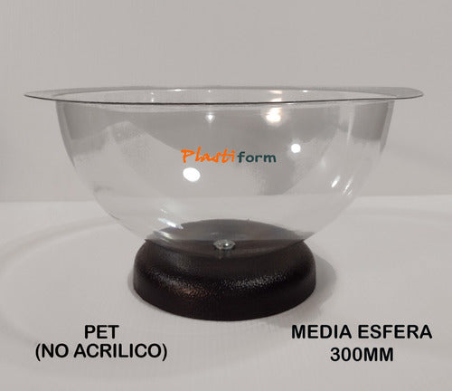 Plastiform Semi Esfera Exhibidor Mesa Base Plastica PET (No Acrílico) 1