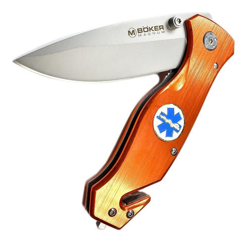 Magnum Boker Paramedic Rescue Firefighter Knife 0