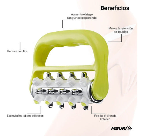 4D Anti-Cellulite Body Massager Circulation Roller 2