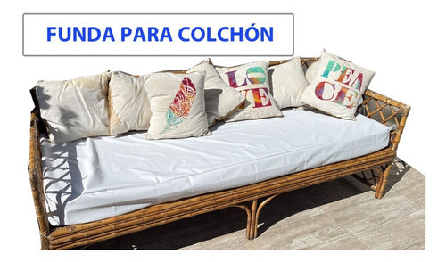 Catnip Funda Cobertor Colchon Futon Almohadon 190x140x25h Impermeab 1