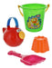 Hermoso Set De Playa 9pcs Balde Sandset En Bolsa 1