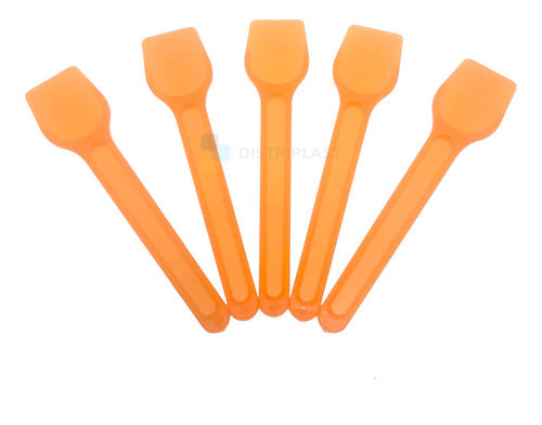 Distriplast Disposable Plastic Spoons X100 Units 4