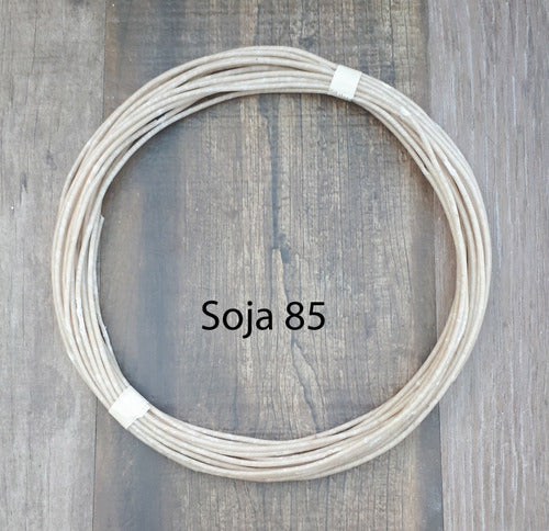 Pabilo Soja 85 Velas Encerados Con Soja X 100 Mts Llega Hoy 2