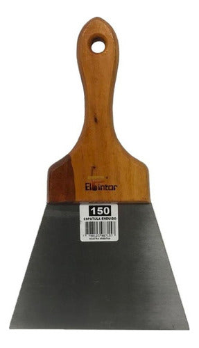Wooden Handle Spatula for Smoothing N 15 Steel - Proinfer 1