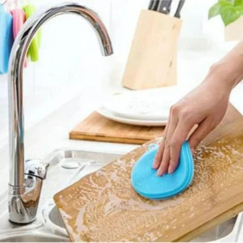 PS Multi-Purpose Silicone Sponge for Kitchen and Cleaning 2