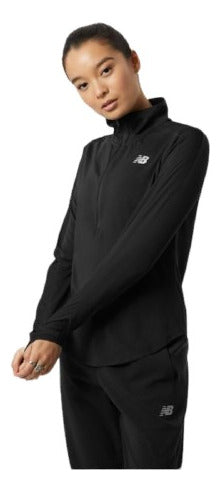 New Balance Women's Accelerate Half Zip Lefran 2